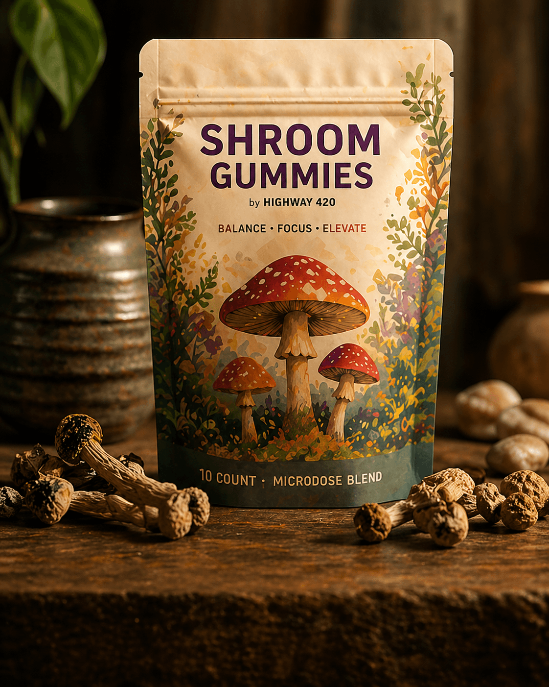 Shroom Gummies by Highway 420 — Balance, Focus, Elevate